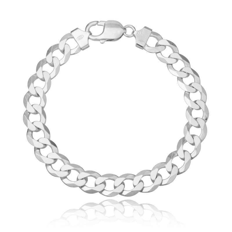 Srebrna męska bransoletka na rękę pancerkan 23cm /9MM srebro 925