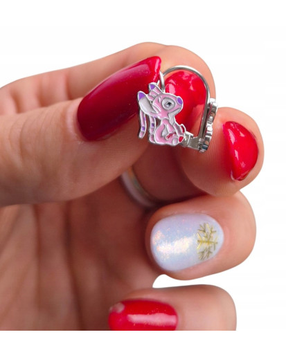 Kolczyki srebrne próba 925 motyw bajkowj