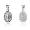 Medalik Cudowny 925 – srebrny diamentowany maryjny medalion