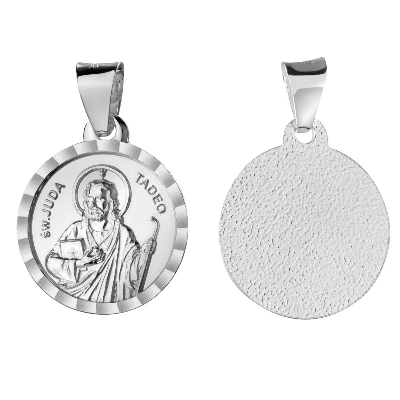 Srebrny medalik św. Juda Tadeusz 925 do łańcuszka