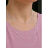 Srebrny łańcuszek Singapur 1,4 mm damski | 40–65 cm | 925