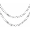 Gruby męski łańcuszek pancerka 4,2 mm 925 | 50–70 cm