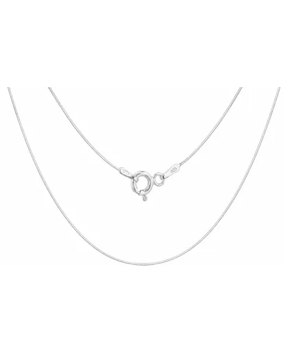 Srebrny łańcuszek żyłka/linka 0,8 mm diamentowany | 38–70 cm | 925