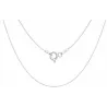 Srebrny łańcuszek żyłka/linka 0,8 mm diamentowany | 38–70 cm | 925
