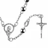 Srebrny różaniec dziesiątka 925 z Maryją i krzyżem | KALA SILVER