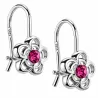 Kolczyki srebrne 925 dla dziewczynki – kwiatki | KALA SILVER