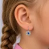 Kolczyki srebrne 925 dla dziewczynki – kwiatki | KALA SILVER