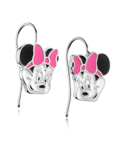 KOLCZYKI DLA DZIEWCZYNKI MYSZKA WISZĄCE SREBRO