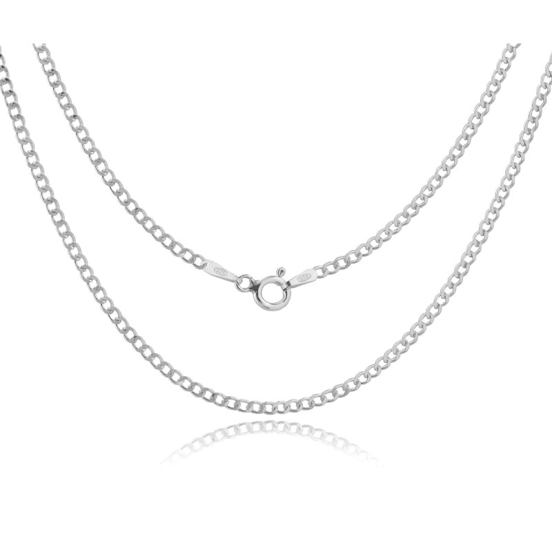 Srebrny łańcuszek Pancerka 1,9 mm – Srebro 925 – Damski i Męski – 40–70 cm