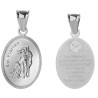 Srebrny medalik św. Florian 925 do łańcuszka