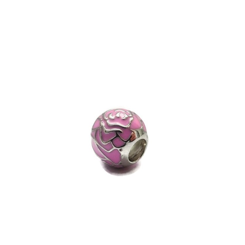 Srebrna zawieszka srebrny wisiorek charms beads emaliowany 925