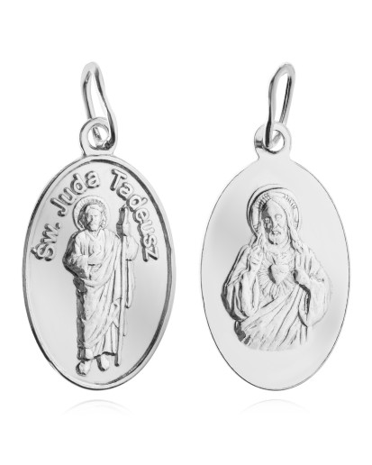 Srebrny medalik św. Juda Tadeusz 925  wisiorek do łańcuszka