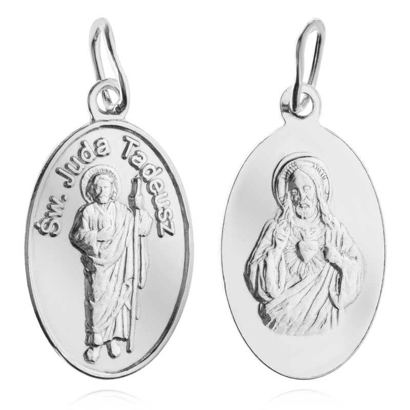 Srebrny medalik św. Juda Tadeusz 925  wisiorek do łańcuszka