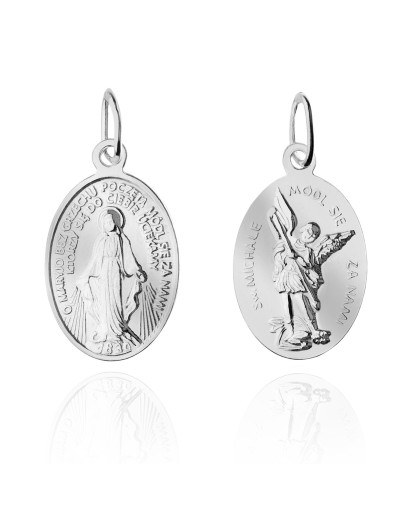 Św. Michał Archanioł – srebrny Cudowny medalik Ag 925