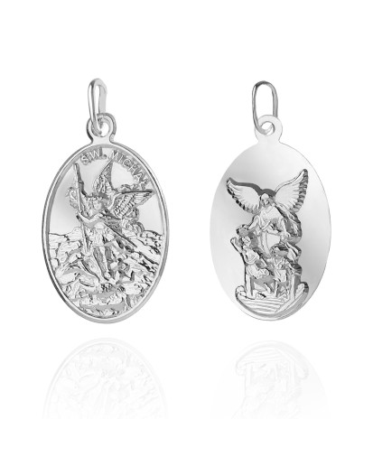 Srebrny medalik Św. Michał Archanioł 925 – Anioł Stróż ze srebra