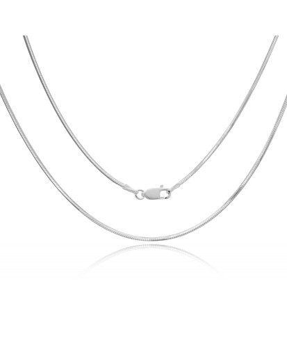 Srebrny łańcuszek żyłka/linka 1,47 mm diamentowany | 45–60 cm | 925