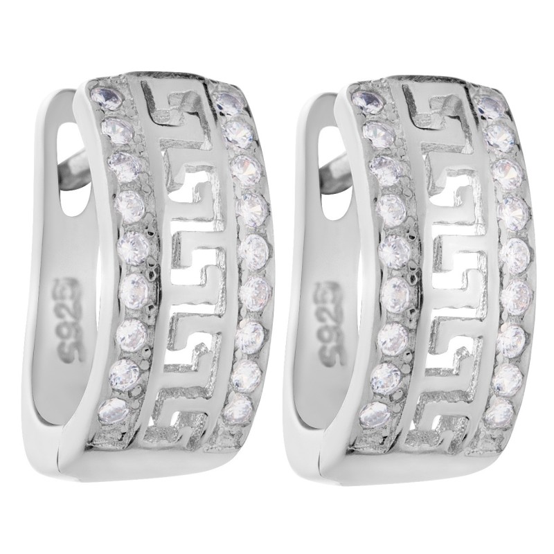 SREBRNE KOLCZYKI DAMSKIE GRECKIE ANGIELSKIE SREBRO PRÓBY 925