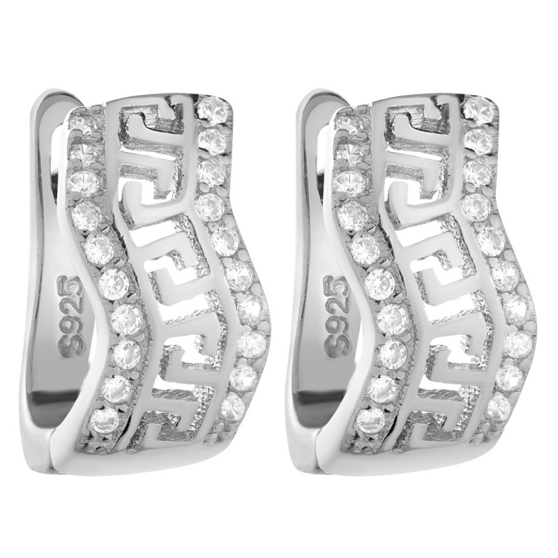 SREBRNE KOLCZYKI DAMSKIE GRECKIE ANGIELSKIE PRÓBA 925