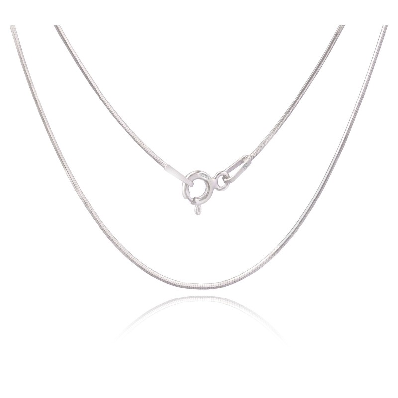 Srebrny łańcuszek żyłka/linka 0,95 mm diamentowany | 40–70 cm | 925