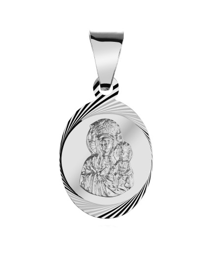 Medalik Matka Boska Częstochowska 925 – Srebrna Pamiątka