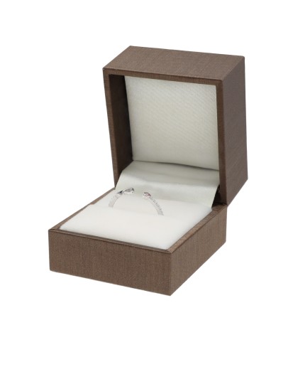 PUDEŁKO WELUROWE NA PIERŚCIONEK ZARĘCZYNOWY , ZARĘCZYNY .