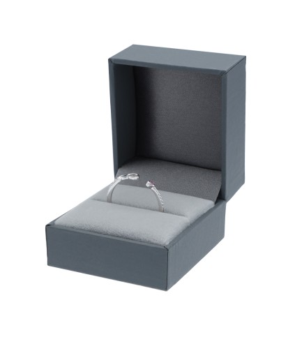 PUDEŁKO WELUROWE NA PIERŚCIONEK ZARĘCZYNOWY , ZARĘCZYNY .