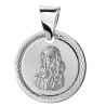 Srebrny Medalik Matka Boska Częstochowska 925 | Wisiorek