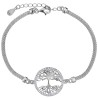 SREBRNA BRANSOLETKA DAMSKA DRZEWKO SZCZĘŚCIA 20CM SREBRO 925