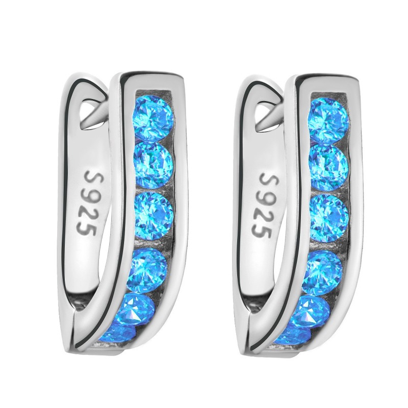 SREBRNE KOLCZYKI DLA DZIEWCZYNIKI PRZECINKI 925