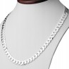Gruby łańcuszek srebrny Pancerka 9,1 mm męski | 50–60 cm | 925