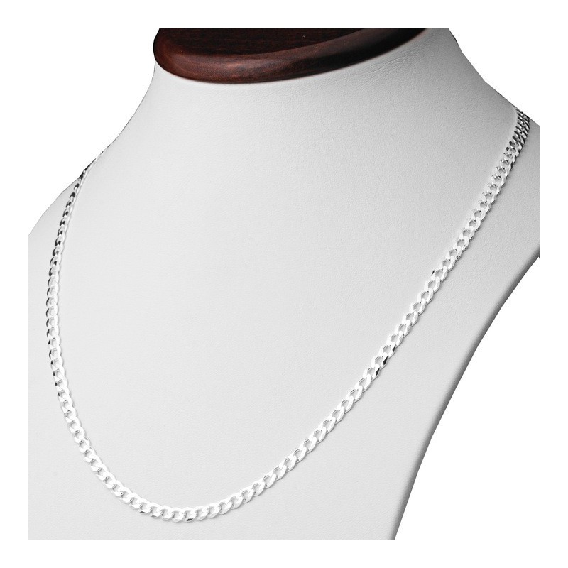 Srebrny łańcuszek Pancerka gruby męski 4,2 mm | 45–60 cm | 925
