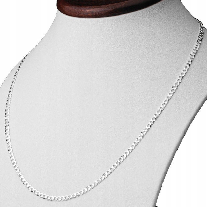 Łańcuszek srebrny Pancerka 3,5 mm męski – 45–60 cm | KALA SILVER