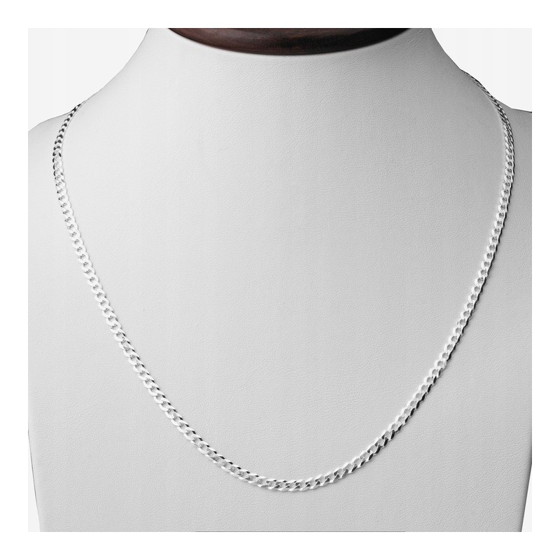 Łańcuszek srebrny Pancerka 3,5 mm męski – 45–60 cm | KALA SILVER