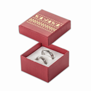 Pudełko świąteczne kartonowe na biżuterię święta kolczyki obrączki