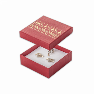 Pudełko świąteczne kartonowe na biżuterię święta komplet