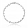 SREBRNA BRANSOLETKA DAMSKA NA RĘKĘ ŻMIJKA WARKOCZ WŁOSKA 925