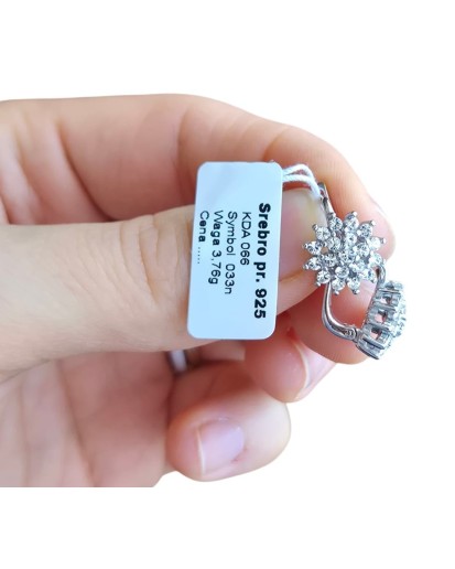 SREBNRE KOLCZYKI DAMSKIE ANGIELSKIE SREBRO 925