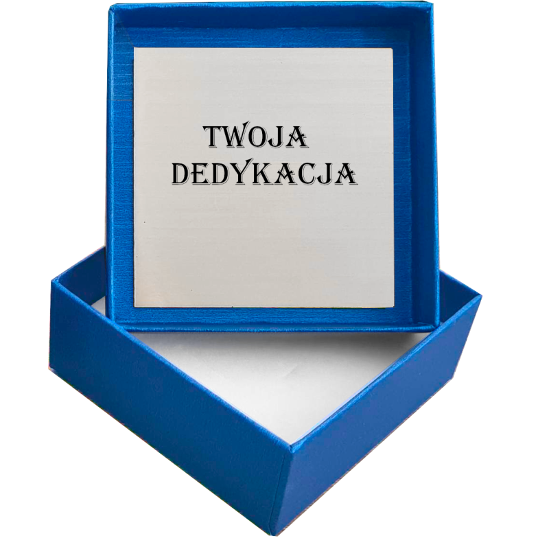 PUDEŁECZKO PREZENTOWE Z TWOJĄ DEDYKACJĄ GRAWER