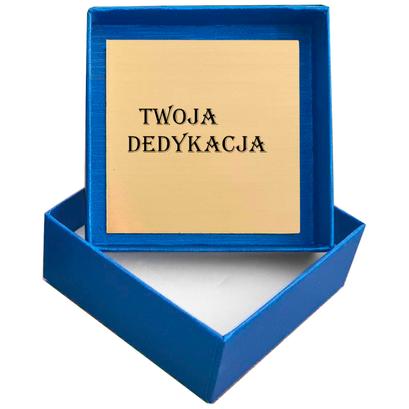 PUDEŁECZKO PREZENTOWE Z TWOJĄ DEDYKACJĄ GRAWER