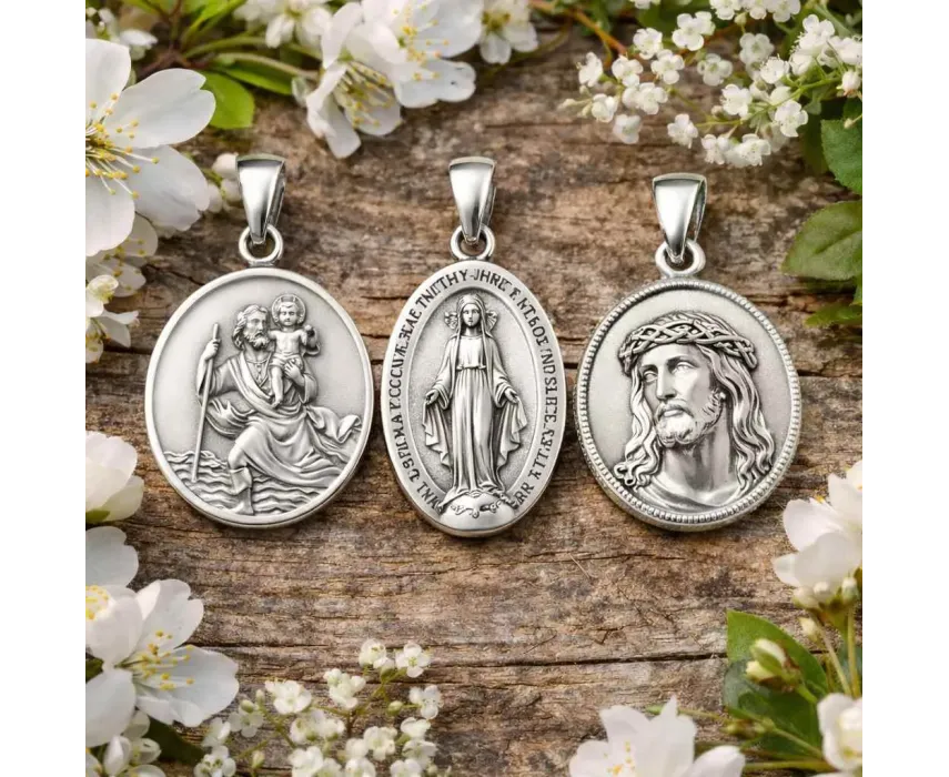 Medaliki srebrne 925 – elegancka biżuteria religijna | Kala Silver