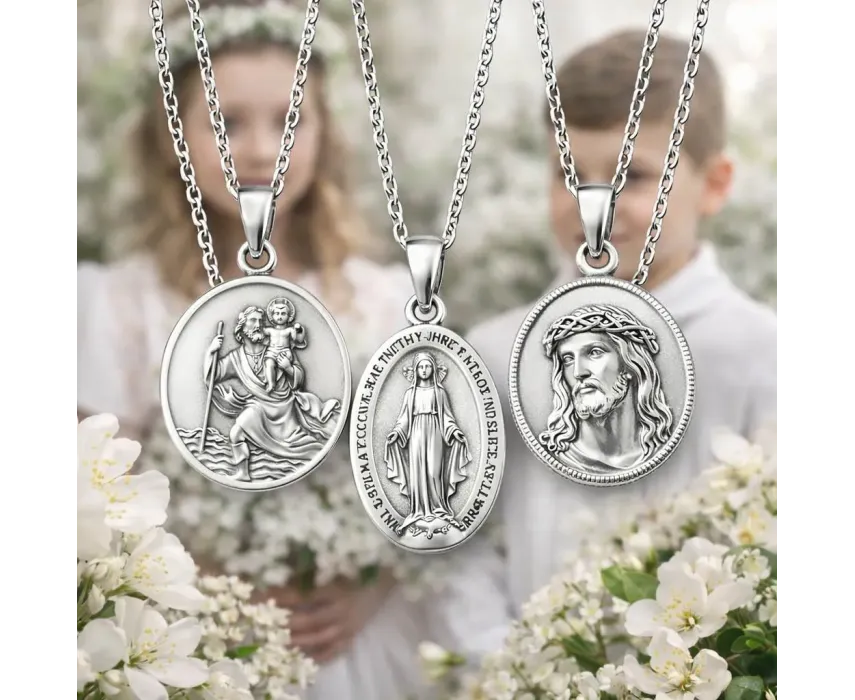 Komplety srebrne komunijne 925 – elegancka pamiątka | Kala Silver
