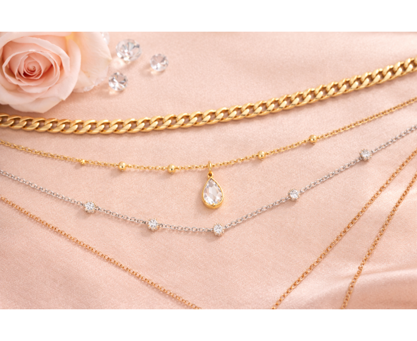 Łańcuszki srebrne damskie 925 – elegancka biżuteria | Kala Silver